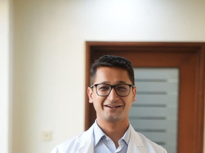 Dr. Pulak Vatsya conducting OPD patient consultation